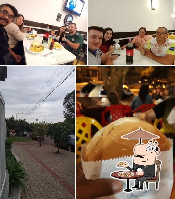 O exterior do Grilo Super Lanches