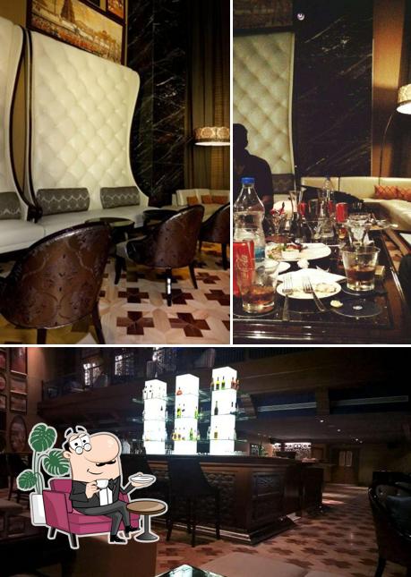 The interior of Bene at Sheraton Grand Bangalore Hotel at Brigade Gateway