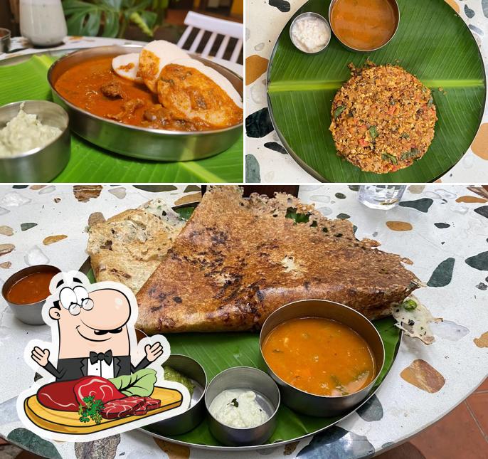 Get meat dishes at Madras Tiffin Room