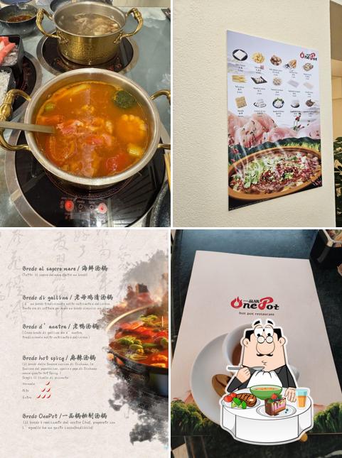 Zuppa calda e acida al OnePot - Ristorante di Hot Pot