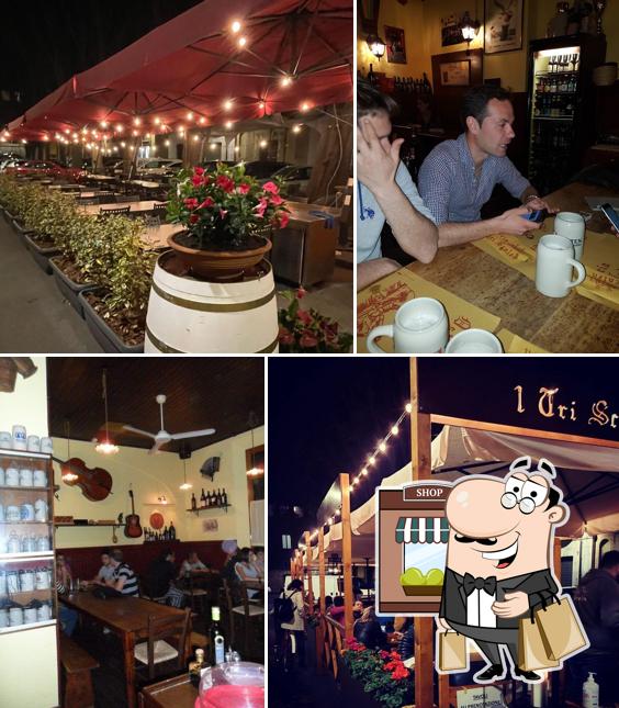 Gli esterni di Osteria "I Tri Scalên"