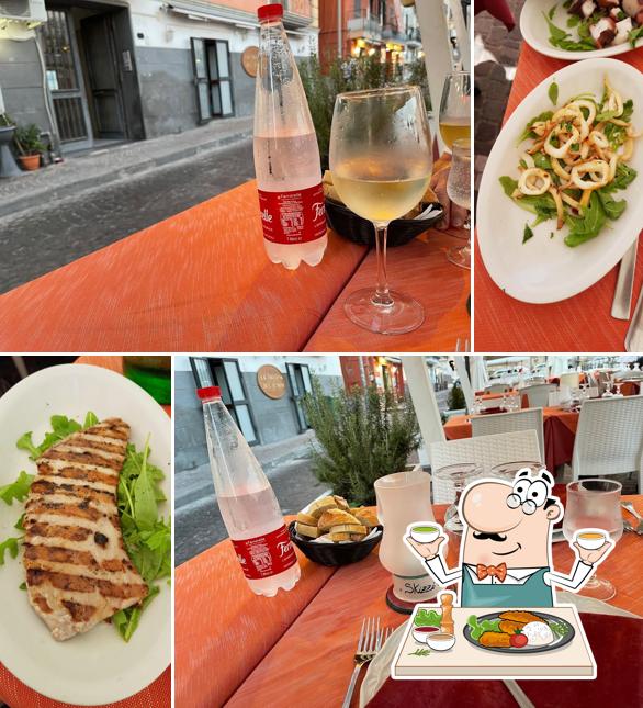 Cibo al Ristorante skizzi di mare