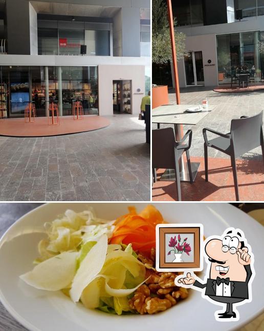 Dai un’occhiata alla immagine che mostra la interni e cibo di Sanmagno Caffè