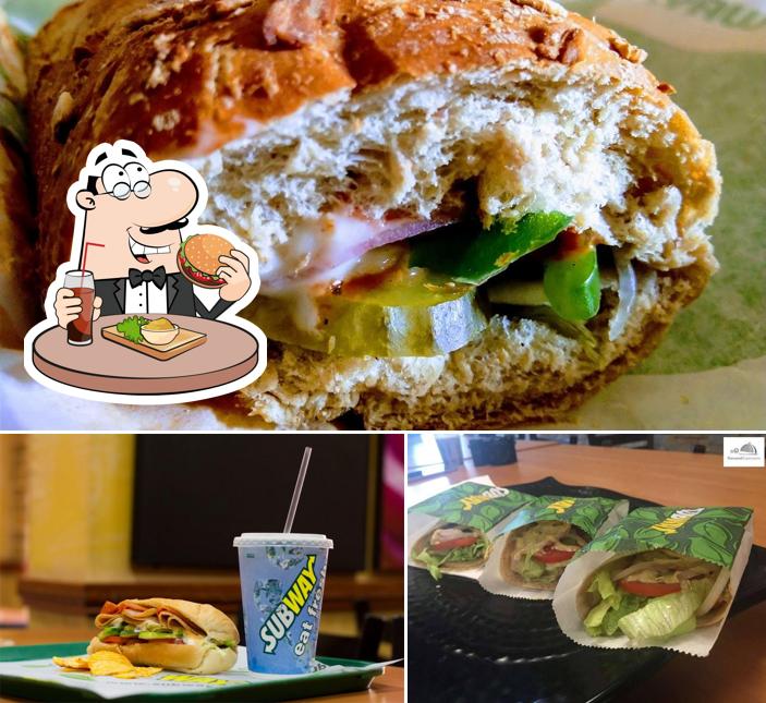 Taste one of the burgers offered by Subway Banjara Hills