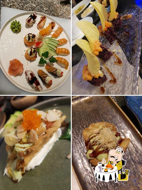 Platti al Ristorante Tsubaki Sushi