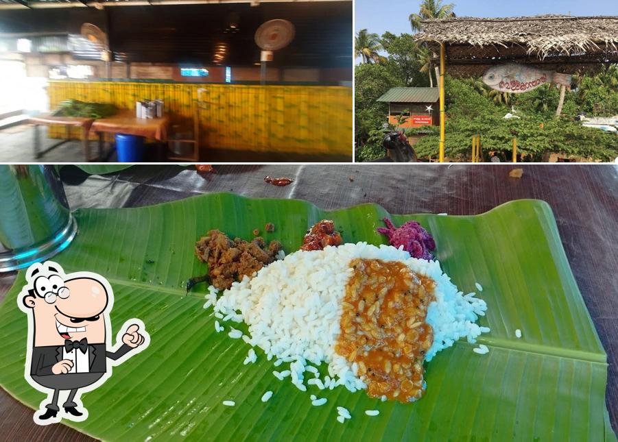 The restaurant's interior and exterior