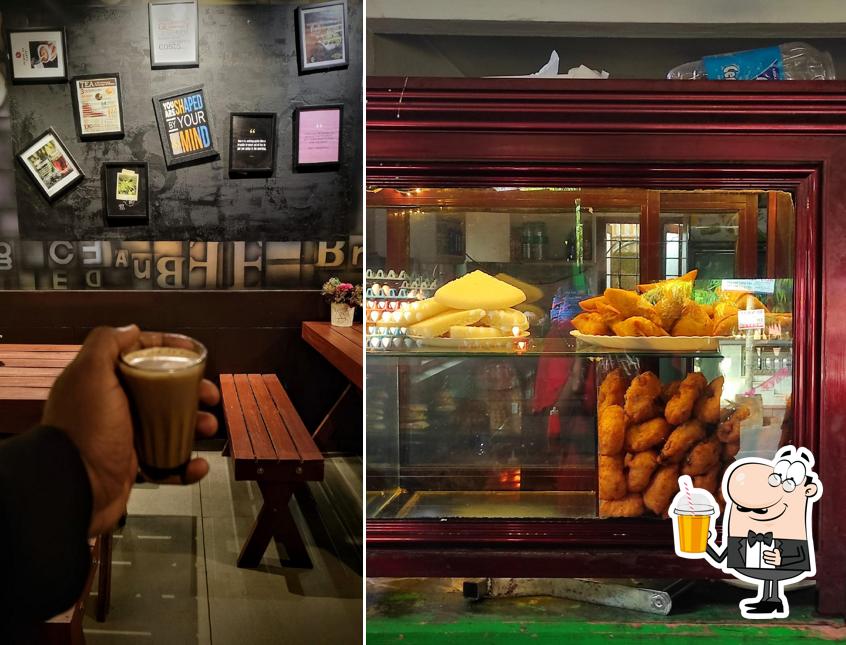 You can enjoy a drink from the menu