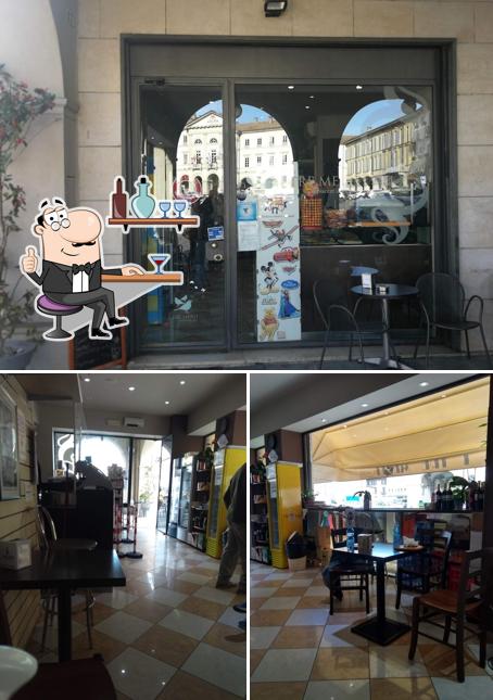 Gli interni di I Tre Merli