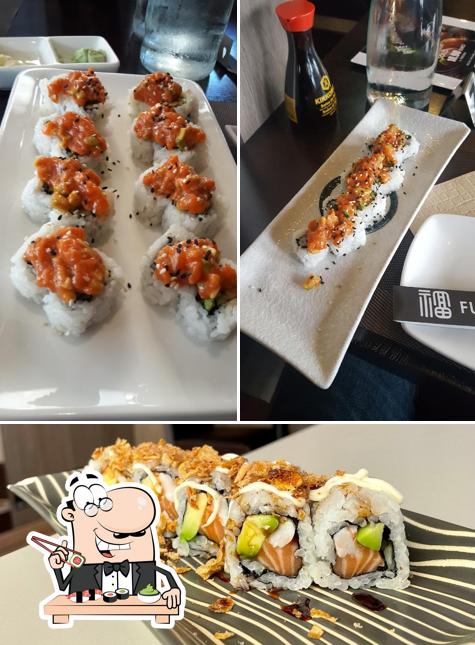 Scegli le diverse opzioni di sushi