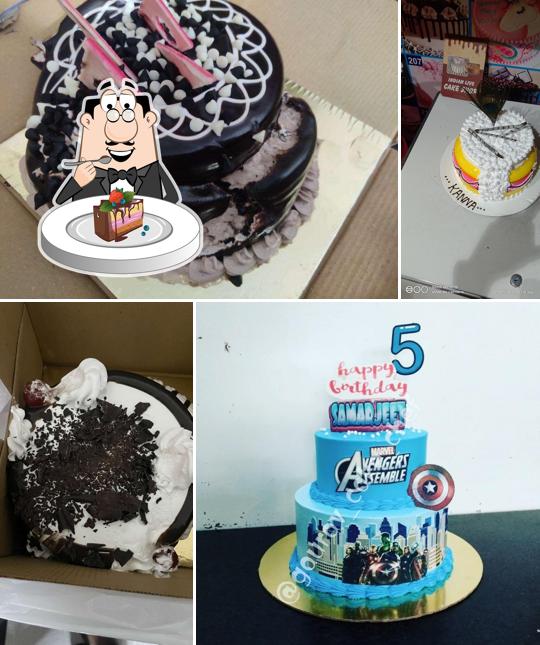 Chocolate cake at Indian Live Cake Shop