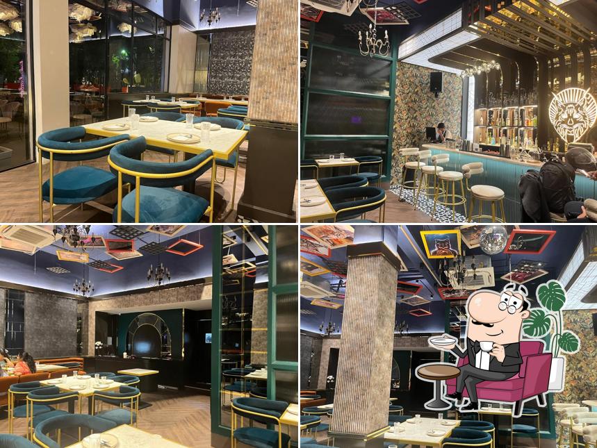 Take a seat at one of the tables at LYNX Kitchen & Bar