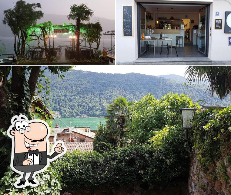 La foto della esterno e interni di Osteria la Terrazza sul Lago La foto della esterno e interni di Osteria la Terrazza sul Lago