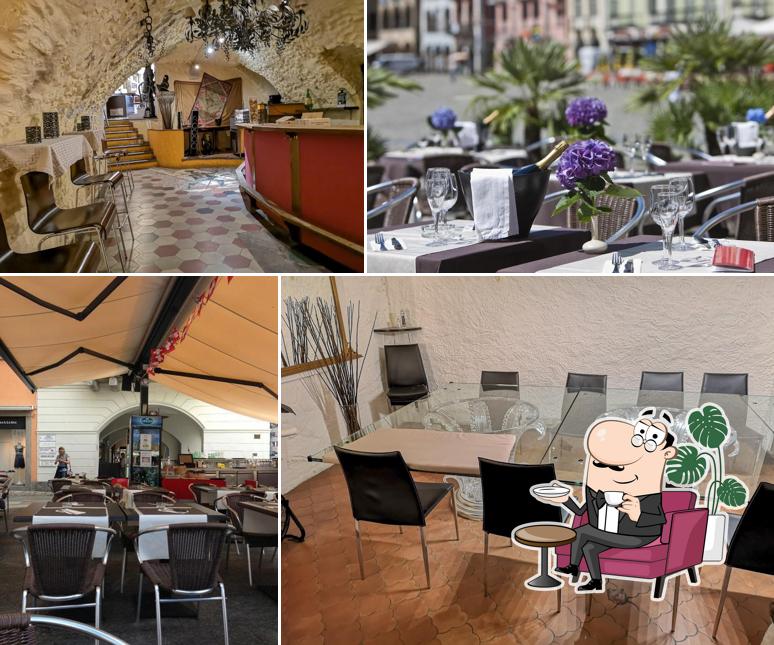 Gli interni di Hotel Ristorante America Locarno