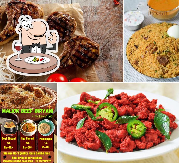 Meals at Malick Beef Corner