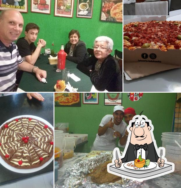 Platos en Pizzaria La Dolce Vita