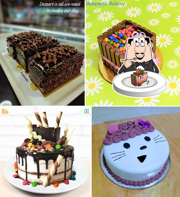 Chocolate cake at Bakeneto Bakery