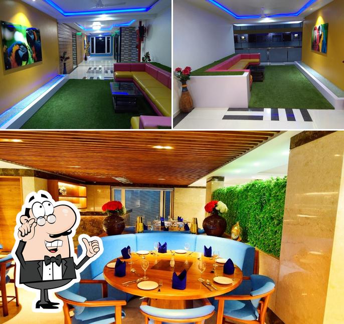 The interior of Blue Berry's Restaurant