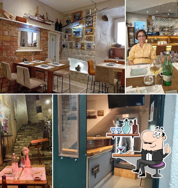 Gli interni di Bota Šare Oyster & Sushi Bar