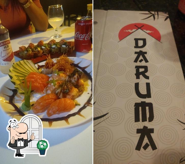 O exterior do Daruma Restaurante