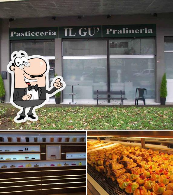 Questa è la foto che presenta la interni e cibo di Il Gu'