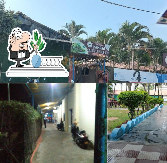 The exterior of Hamara Family Garden Restaurant