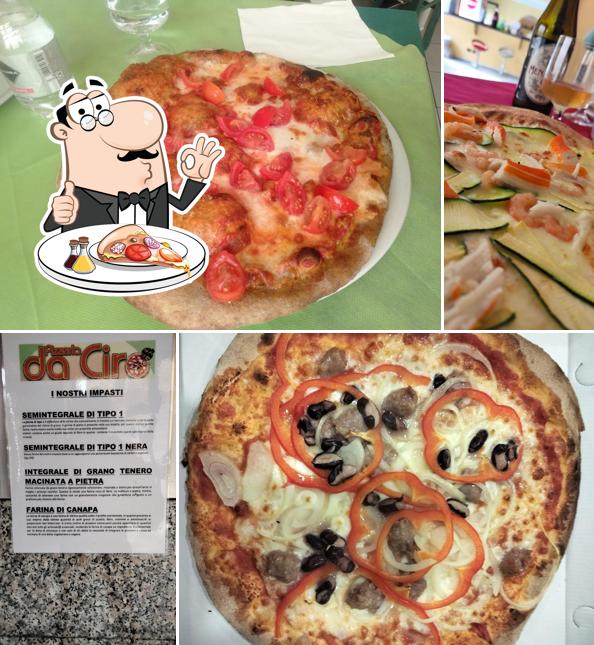 A Pizzeria Da Ciro E Sapori Di Casa, puoi goderti una bella pizza