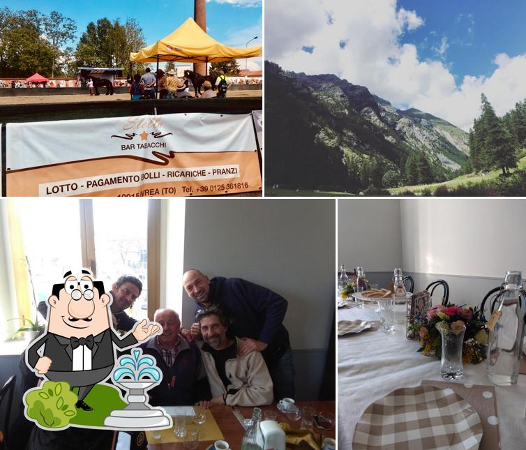 Questa è la immagine che mostra la esterno e tavolo da pranzo di Bar Tabacchi Stella di Erika URSINO