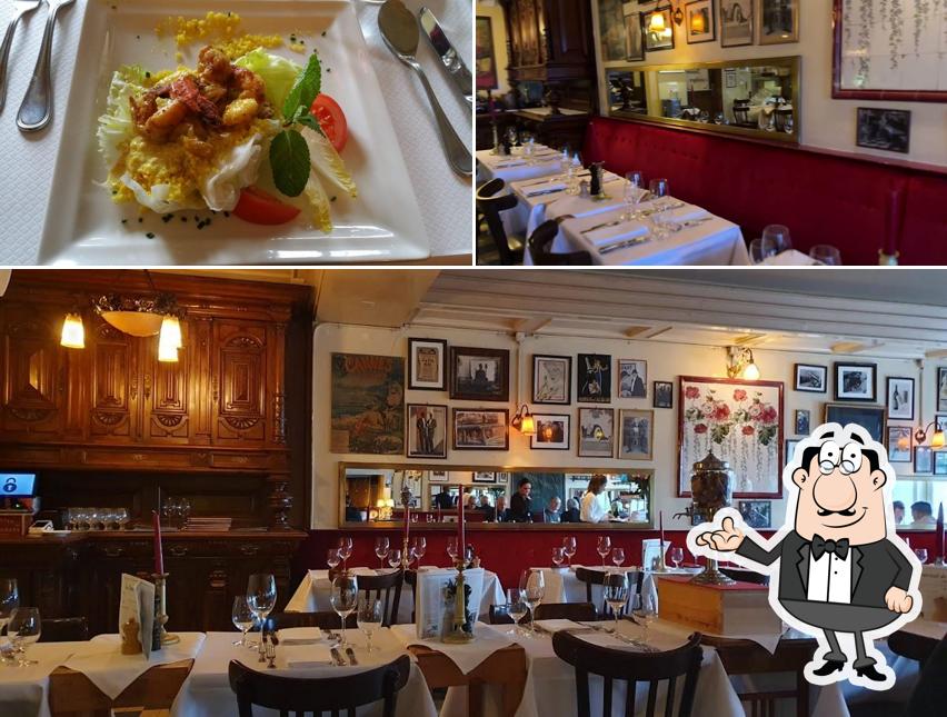 Dai un’occhiata alla immagine che mostra la interni e cibo di Brasserie Bodu