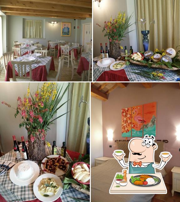 Dai un’occhiata alla foto che mostra la cibo e interni di Ca' Lupino