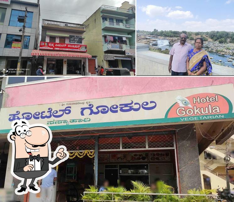The exterior of Gokul Veg restaurant
