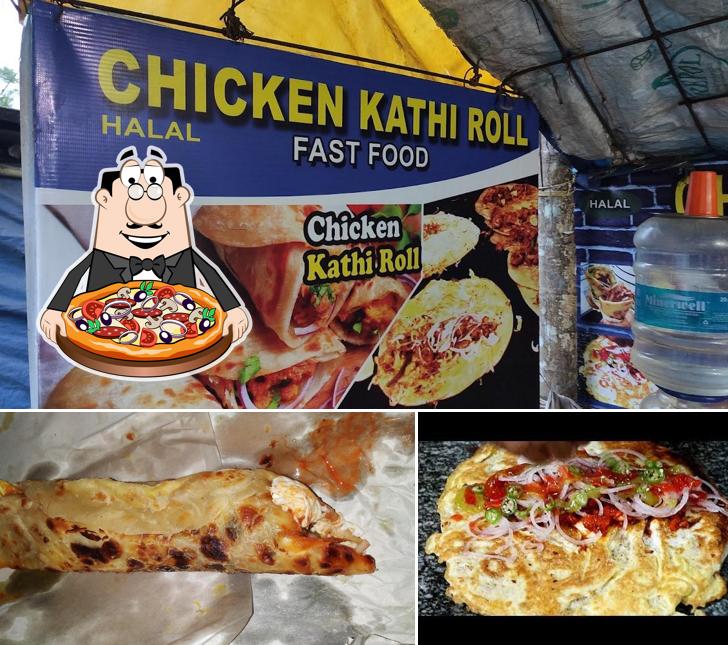 Try out pizza at Kathi Roll , Kottayam Varisseri