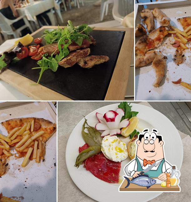 Salmone grigliato al Ristorante Pizzeria Il Cortile