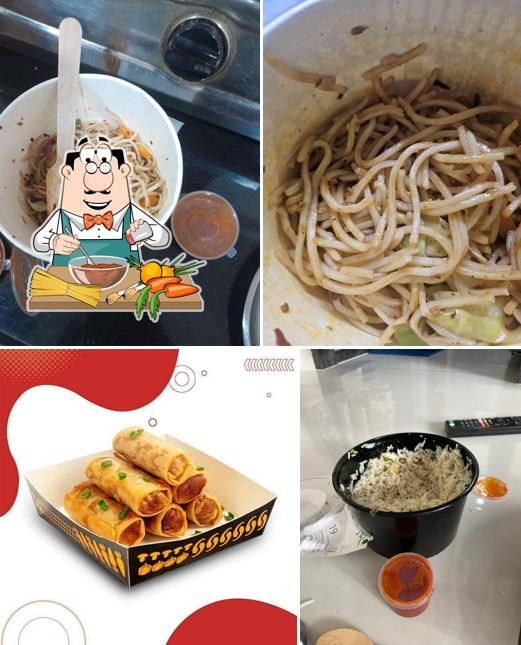 Spaghetti bolognese at Chinese Wok