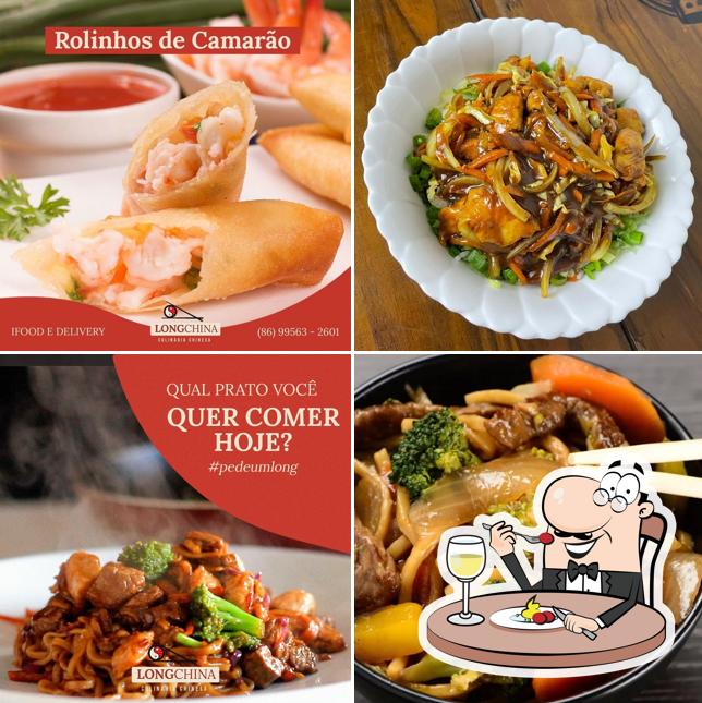 Platos en Long china