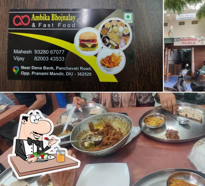 Ambika Bhojnalay & Fast Food is distinguished by food and exterior