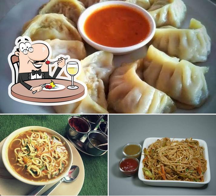 Food at Just Momos Refreshment Point