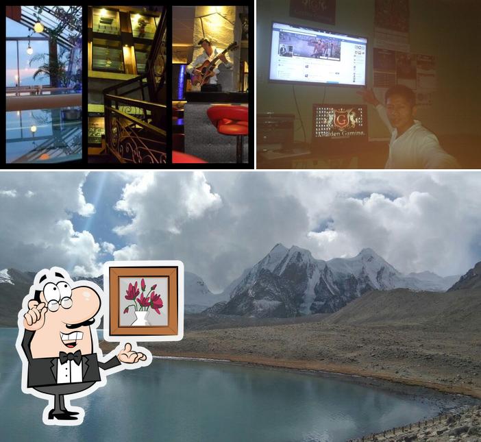 The image of Lounge 31A’s interior and exterior