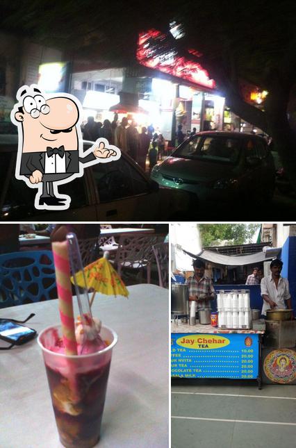 The photo of interior and exterior at Municipal Market