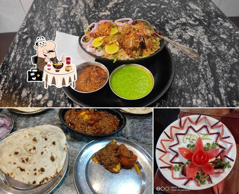 Food at Super canteen. Veg.non.veg
