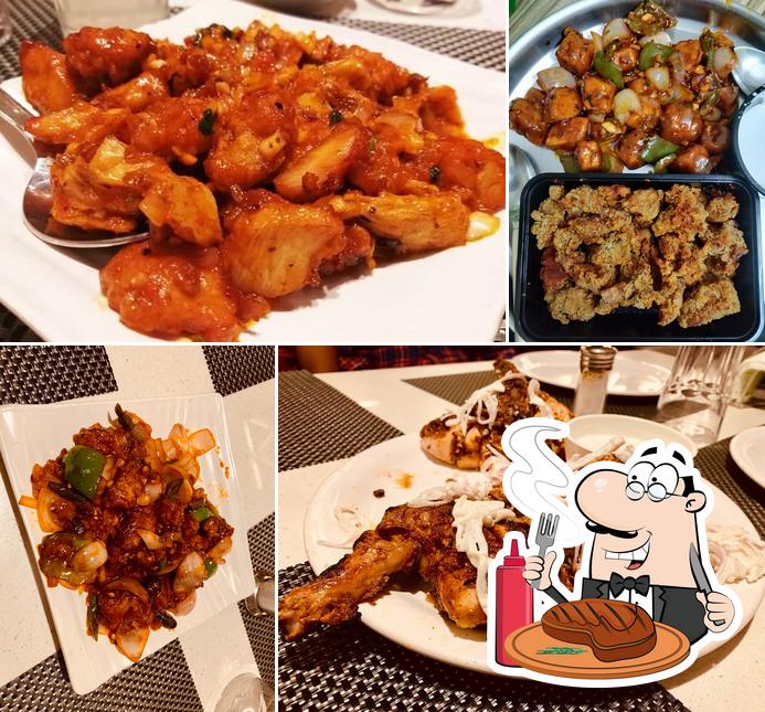Shino's Grill serves meat meals