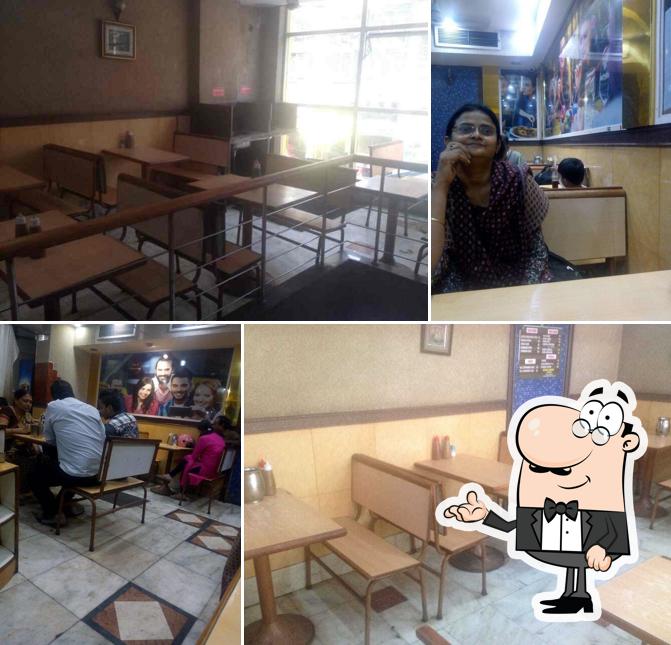 The interior of The Manoj Restaurant