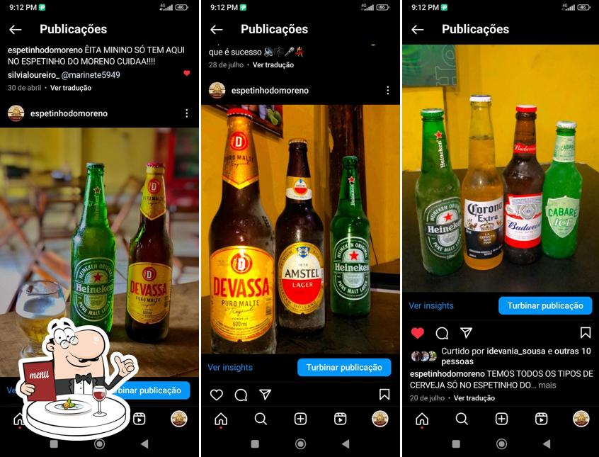 Platos en Espetinho do Moreno