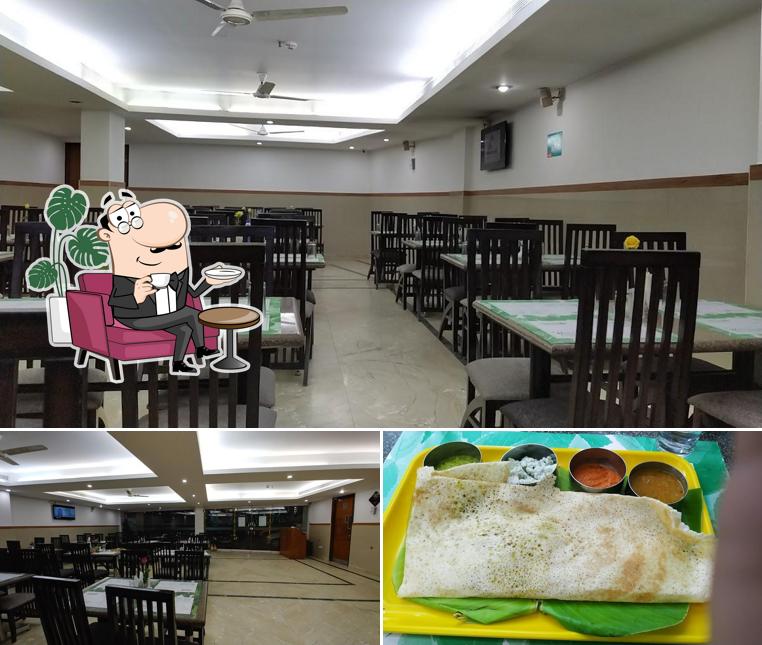 The picture of Anna Bhavan(Pure Veg)’s interior and food