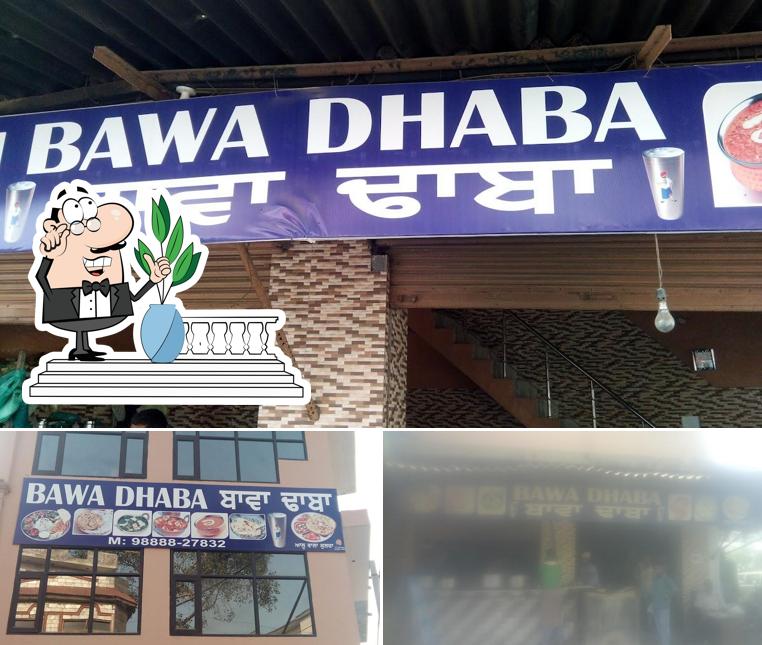The exterior of Bawa Dhaba