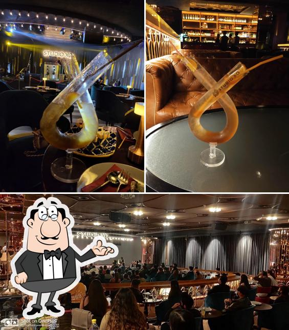 The interior of Studio XO Bar