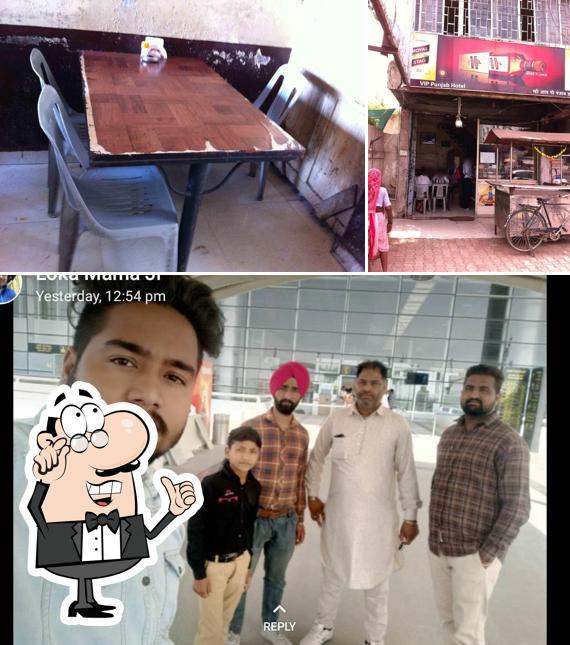 The interior of VIP Punjab Hotel