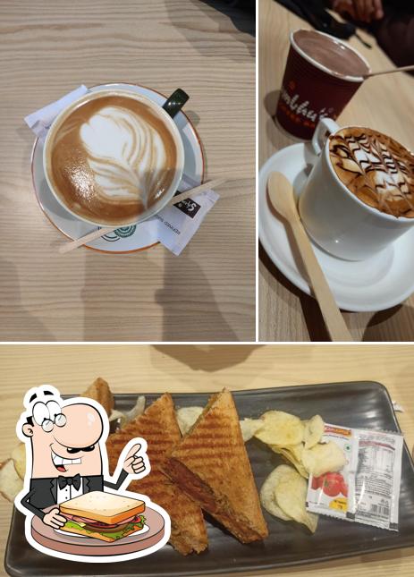 Grilled cheese sandwich at Shambhu's Coffee Bar