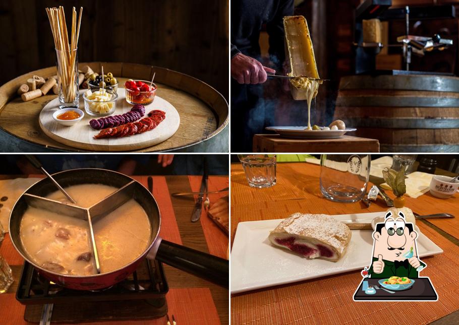 Platti al Restaurant Vieux Chalet
