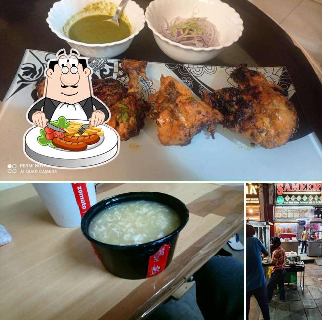 The photo of food and interior at Sameer's restraunt