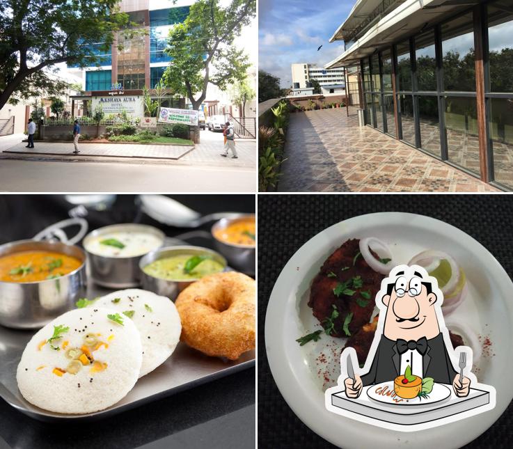 The restaurant's food and exterior